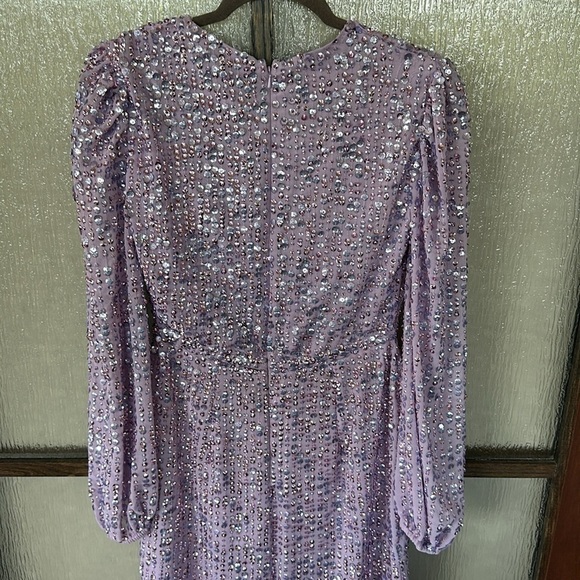 Mac Duggal 10764 Long Sleeve Cocktail Dress
In Lavender size 6 NEW $397 soldout - Picture 11 of 17